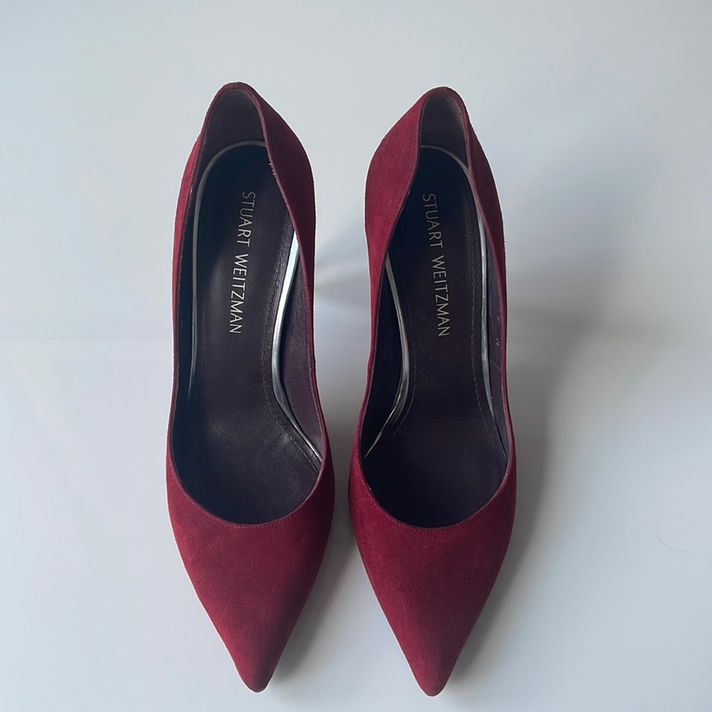 Stuart Weitzman Curvia Pointed Toe Pumps Size 9